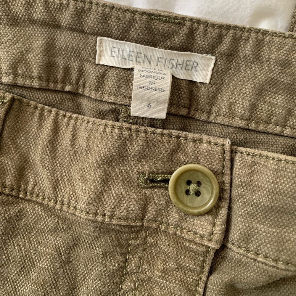 Olive Eileen Fisher Pants - Picture 3 of 3